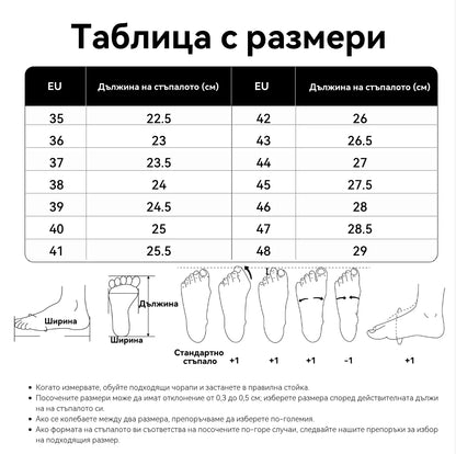 【⏰Последен ден, 50% отстъпка! Не пропускайте!】Ергономично проектирани ортопедични обувки с абсорбция на удари, ✅️Healthy ортопедични обувки, специално за европейски жени.