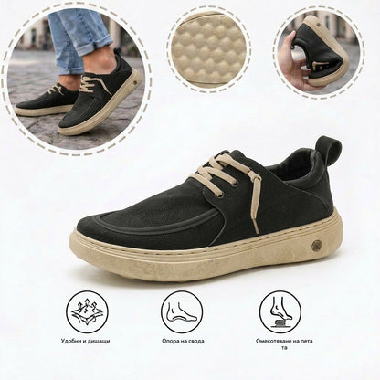 ⚡50% отстъпка – само за ограничено време! 👞Ръчна изработка в Италия от естествена кожа ✅ Подкрепа за свода – облекчаване на болката ✅ Омекотяване с абсорбиране на сътресенията, ергономичен дизайн, подходящи за продължително ходене.