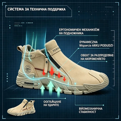 【⏰50% отстъпка днес! Не пропускайте!】Ергономично проектирани ортопедични обувки за ходене, абсорбиращи ударите✅️Здравословни ортопедични обувки, създадени специално за европейски мъже.
