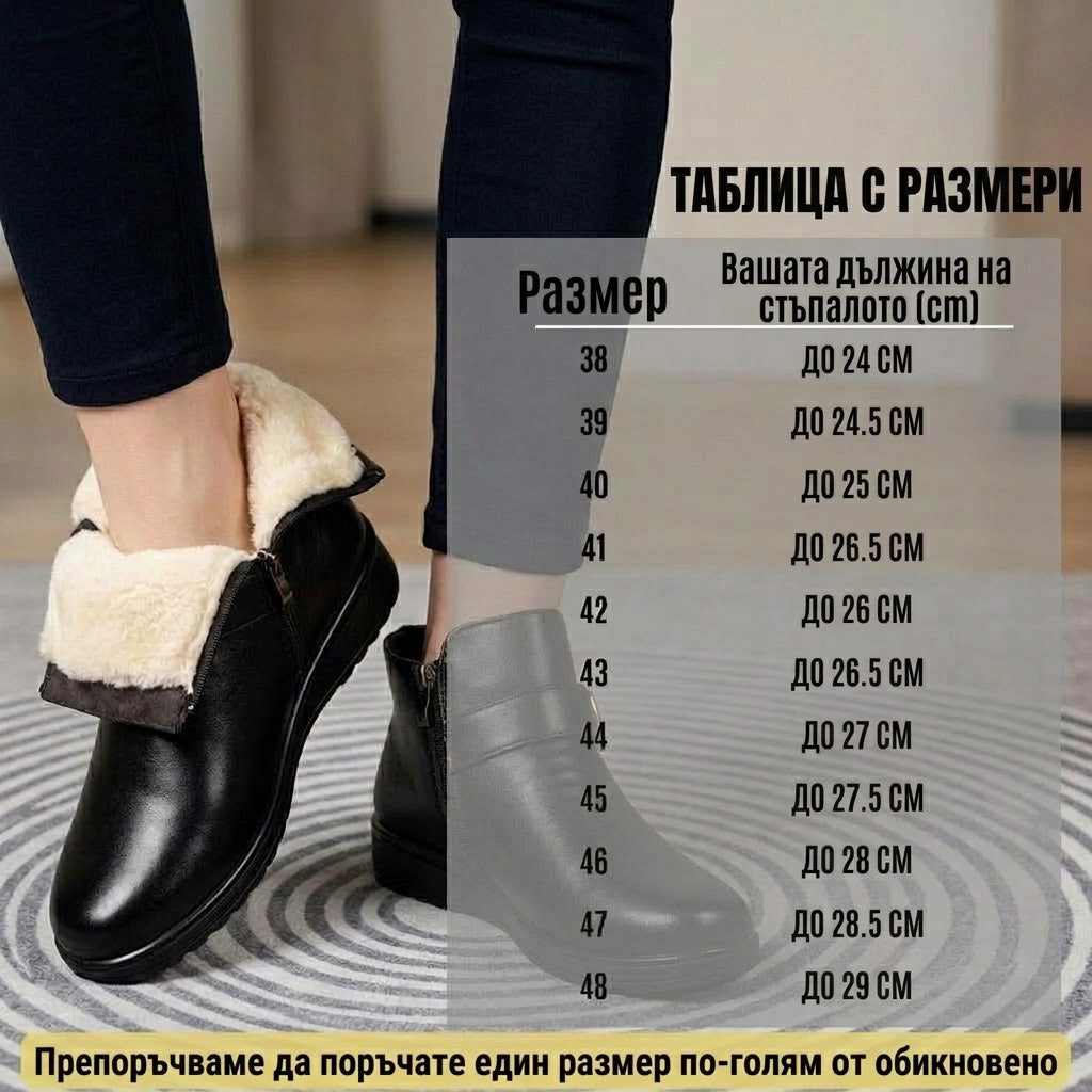 Дамски топли ботуши