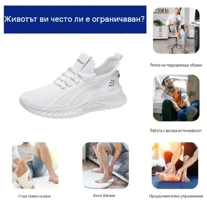 【⏰Последен ден, 50% отстъпка! Не пропускайте!】Ергономично проектирани ортопедични обувки с абсорбция на удари, ✅️Healthy ортопедични обувки, специално за европейски жени.